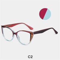 TR90 plastic frame or glasses with blue light protection, with spring hinges FA87224