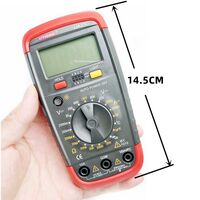 Мультиметр (амперметр + вольтметр + измеритель температуры) с подсветкой UA33C