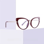 TR90 plastic frame or glasses with blue light protection, with spring hinges FA88004