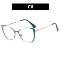 Metal glasses with blue light protection for women 8808-0177-8304-PN