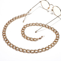 Металлическая цепочка для очков с цветными маленькими ромашками GL1402