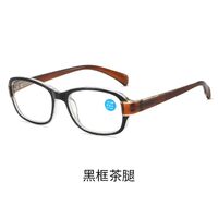 Reading PC plastic glasses with Blue Ray Cut protection and spring hinges KY8012, diopters from 0.00 to +4.00