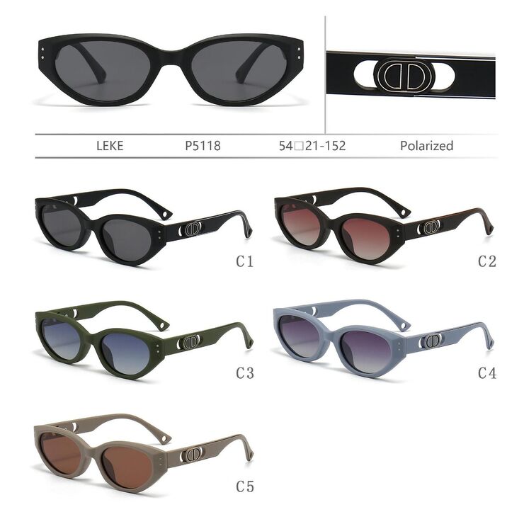 Polarized plastic sunglasses Leke P5118