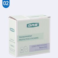 Липкий сегмент (липучки, слиперы, противоскользящие накладки для блокировки оптических линз) для линз, DAS 42*26, 40*28 мм, комплект 1000 шт