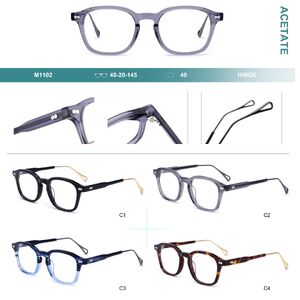 Plastic frames for glasses, acetate material Big City M1102