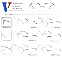 Metal nylor frame with spring hinges D1015-DA