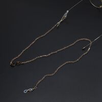 Metal non-slip chain, with crystal, for glasses and masks GL685