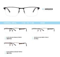 Metal frame with temples made of TR-90 material MR0059