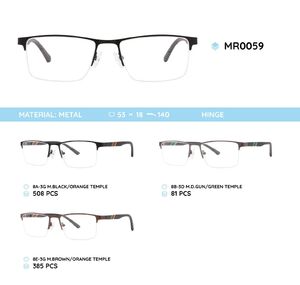 Металлическая оправа с дужками из материала TR-90 MR0059