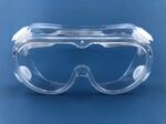 Очки защитные пластиковые прозрачные на резинке