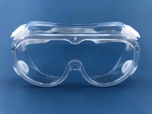 Очки защитные пластиковые прозрачные на резинке