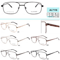 Metal eyeglass frame, material steel Allmilmo AL7116