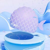 Silicone waterproof swimming cap for kids YM102-YU