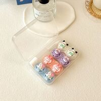 Soft contact lens kit with 6 containers WK-404四副4款