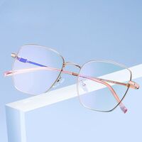 Metal glasses with blue light and UV protection 9656-3-GT