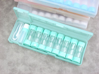 Мининабор с контейнерами для хранения контактных линз DF8BHRGP, 8шт