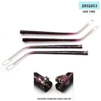 Заушник пластиковый с двойным ушком ZAUSHNIK Z8321 (цена за пару) длина 140мм, ширина 7мм