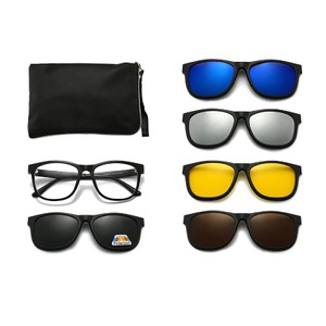 El Dorado frames with polarized sunshades set (clip-on) on magnet 2230A每套5件 (5 pieces) 