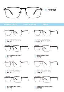 Металлическая оправа с дужками из материала TR-90 MR0009