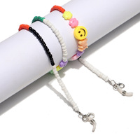 Цепочка для очков с бусинами из опала GL1257