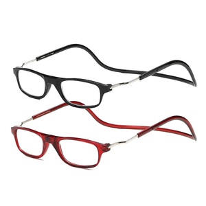 Ready-made folding magnet plastic frame glasses with diopters 8181