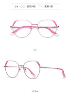 Оправа металлическая с линзами блю-блокерами 3015