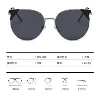 Polarized metal sunglasses with UV400 protection 2825-GT