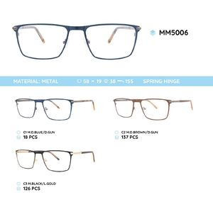 Metal men's frame for glasses MM5006