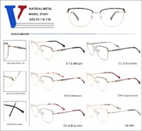 Metal nylor frame with spring hinges D1041-DA