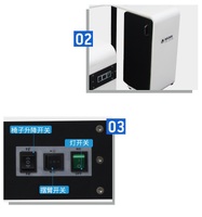 Рабочее место офтальмолога, комбинированный стол с кнопочным управлением + кресло PK-200B, столешница 1100*400 мм 