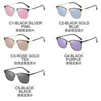 Photochromic glasses with blue light and UV protection 9667-GT