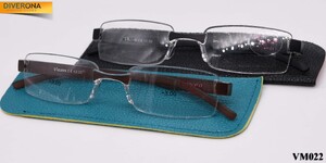 Очки лектор литьевые с чехлом VIZZINI 连体老花 VM022