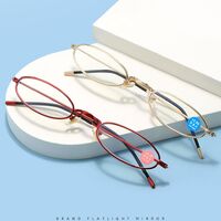 Metal eyeglasses for reading KY205 Blue ray cut, diopters from +1.00 to +4.00, PD62-64