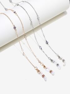 Glasses chain set of two-piece golden and silver GM027