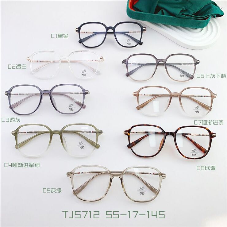 Hybrid metal + TR90 frame, with Blue Block coating SANTA TJ5712