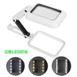 Лупа настольная с регулируемым кронштейном и подсветкой 10863RC-XX, увеличение: 3X