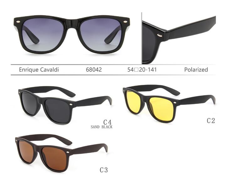 Polarized plastic sunglasses Enrique Cavaldi EC68042