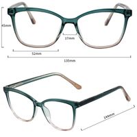 Оправа комбинированная с линзами Blue Ray Cut MAMO 8801 с флексом