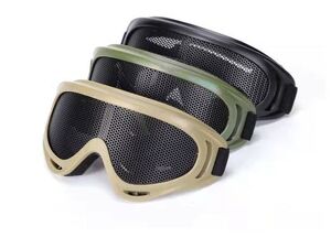 High-density iron mesh tactical goggles X400