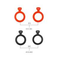 Линзы сферические и цилиндрические с пластиковым ободком для меднабора