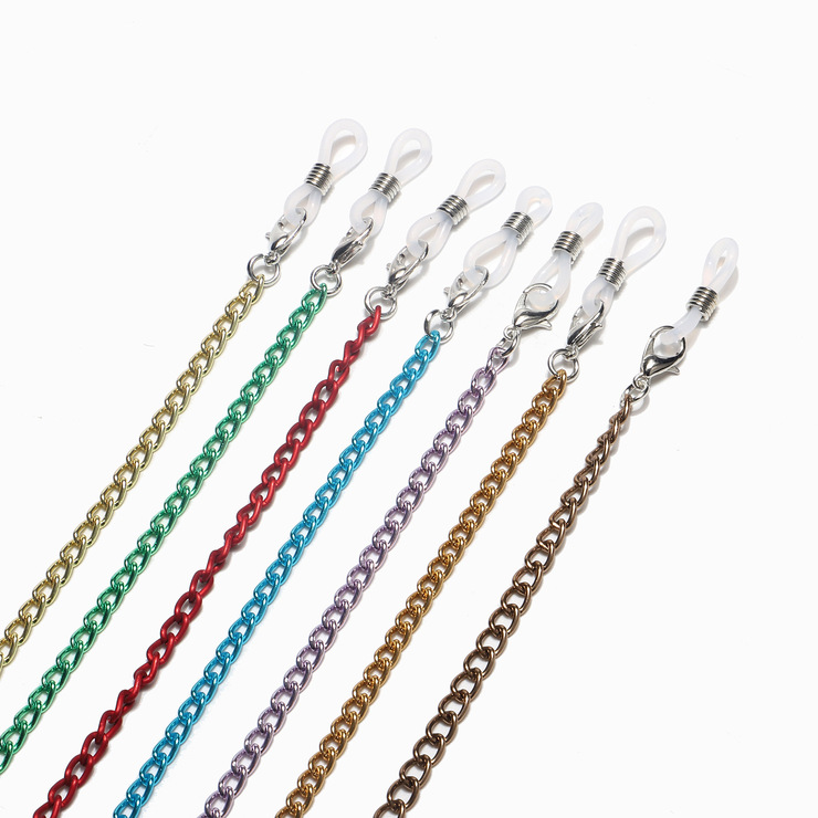 Anti-slip metal eyeglass chain GL1103