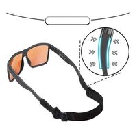 Elastic string - glasses holder with adjustable length, 21-33 cm, clamp - Ø5 mm