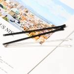 Plastic glasses sleeves BY-15-118, length 118 mm, hole 1.4 mm (price for a  pair)