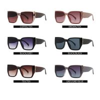 Plastic retro square sunglasses Elit 9131-EL