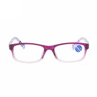 Очки пластиковые для чтения 8022女士 со стеклянными линзами и защитой Blue ray cut, от +1.00 до +4.00, РМЦ=62-64
