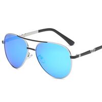 Поляризационные солнцезащитные металлические очки с защитой UV400 2813-2-GT