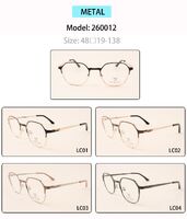 Metal eyeglasses frame for men 260012 (item in stock)
