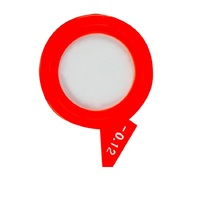 266 plastic rim ophthalmic trial lens set in an aluminum case 38/25 mm