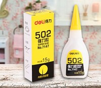 Клей 502 имее болшую силу сцепления, использовать для пластика, металла, стекла, керамики,  резины 胶水 502胶沾力强可粘塑料金属玻璃陶瓷橡胶粘合剂