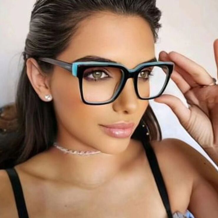 Plastic TR90 glasses with blue light protection for women TR5212-PN